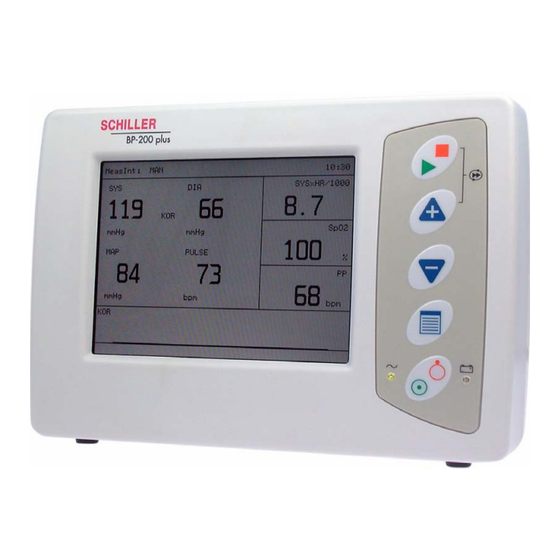 Schiller BP-200 plus Manuals