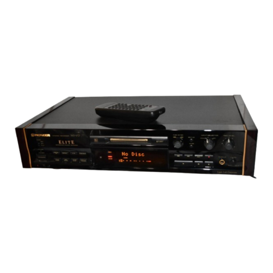 Pioneer MJ-17MD Manuals