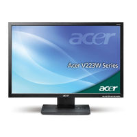 Acer B223WL User Manual