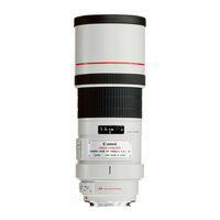 Canon EF 300 mm F4L IS Instructions Manual