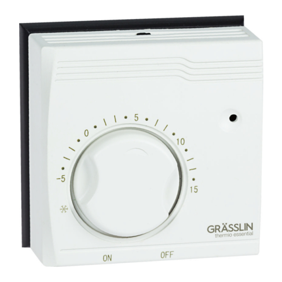 Grasslin thermio essential BFT Operating Manual