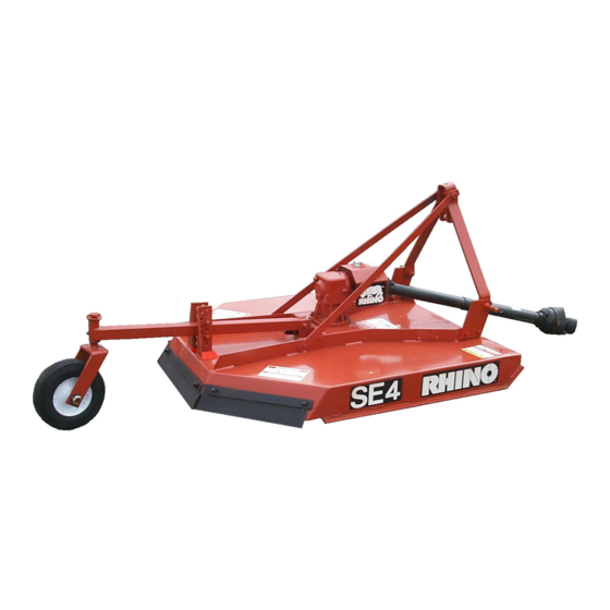 RHINO ROTARY MOWER SE4 Parts Manual