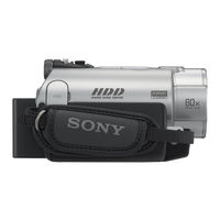 Sony SR300 - 6.1MP 40GB Hard Disk Drive Handycam Camcorder Operating Manual