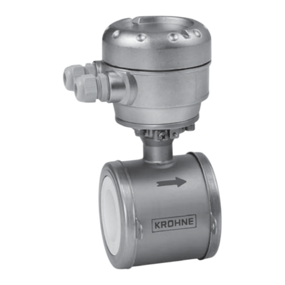 KROHNE OPTIFLUX 5000 Handbook