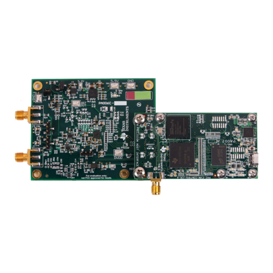 Texas Instruments ADS8910BEVM-PDK Manuals