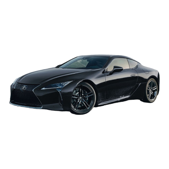 Lexus LC 500h 2024 Owner's Manual, Quick Manual