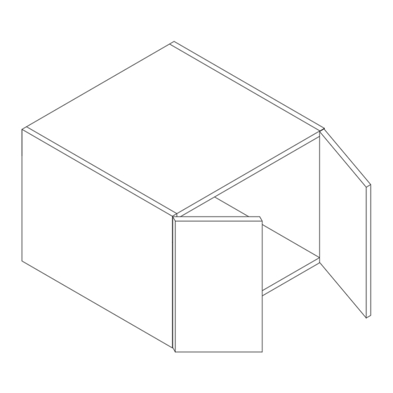 ROBERTO FIORE Cabinets To Go WC361224 Assembly Instructions