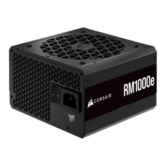 Corsair RM1000e Manual
