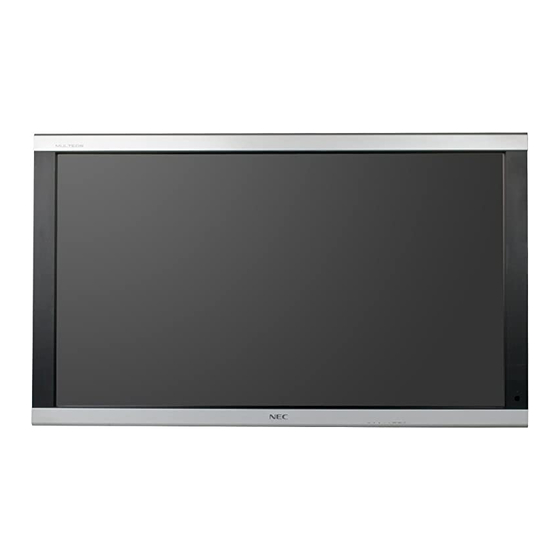 NEC M40 - MULTEOS - 40" LCD TV User Manual