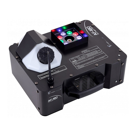 thomann Starville AF-180 LED Fogger Co2 FX User Manual