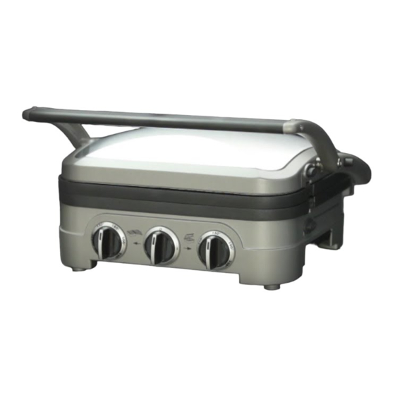 Cuisinart GR4NE Instructions Manual