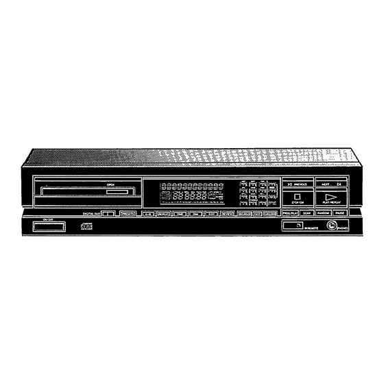 Philips CD 630 User Manual