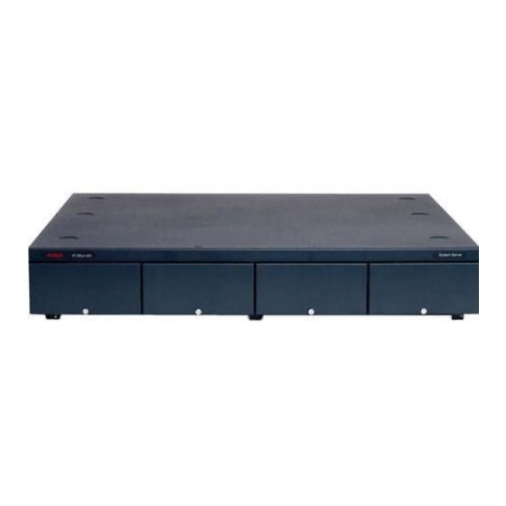 Avaya Media Processing Server 500 Hardware Installation And Maintenance