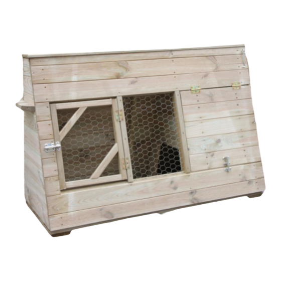 Zest 4 Leisure Chicken Starter Coop Assembly Instructions