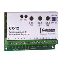 CAMDEN CX-12 Installation Instructions Manual