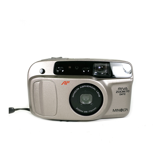 Minolta Zoom 70 Instruction Manual
