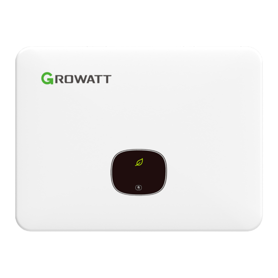 Growatt MID 33-50KTL3-X2 Quick Manual