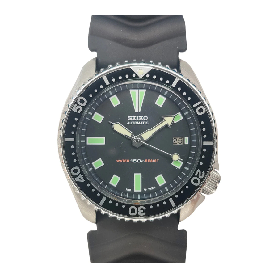 SEIKO Cal. 7002 - Automatic Diver's Watch Manual
