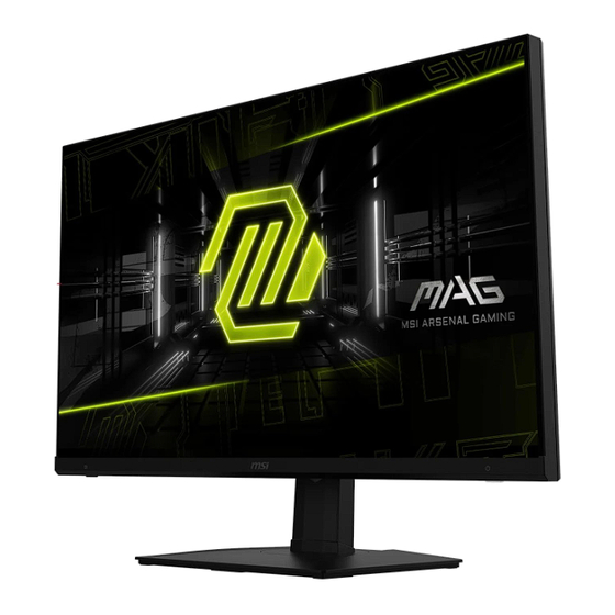 MSI MAG 322UPF User Manual