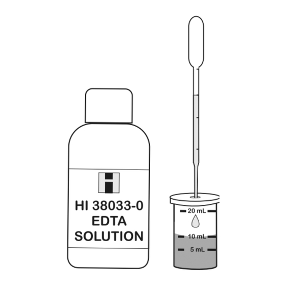 Hanna Instruments HI 38033 Instruction Manual