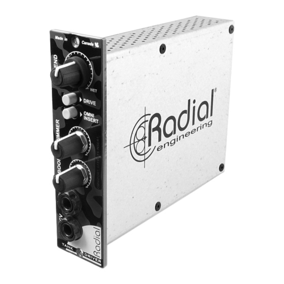 Radial Engineering TankDriver 500 User Manual
