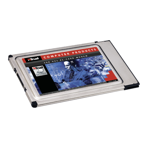 Trust V92 Instruction Manual