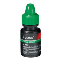 Heraeus iBond Total Etch Instructions For Use Manual
