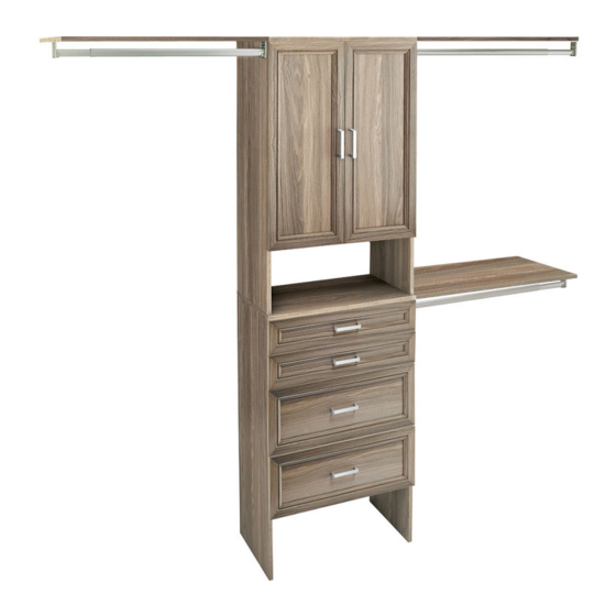 ClosetMaid SuiteSymphony Combo Kit E Installation Tips