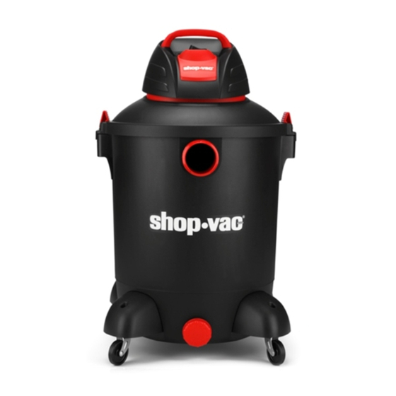 Shopvac SL14 SERIES Wet/Dry Shop Vacuum Manuals