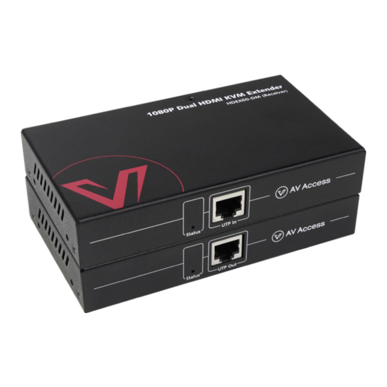 AV Access HDEX60-DM User Manual