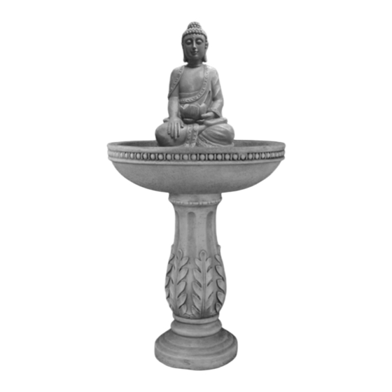 Bernini BUDDHA FOUNTAIN Owner's Manual