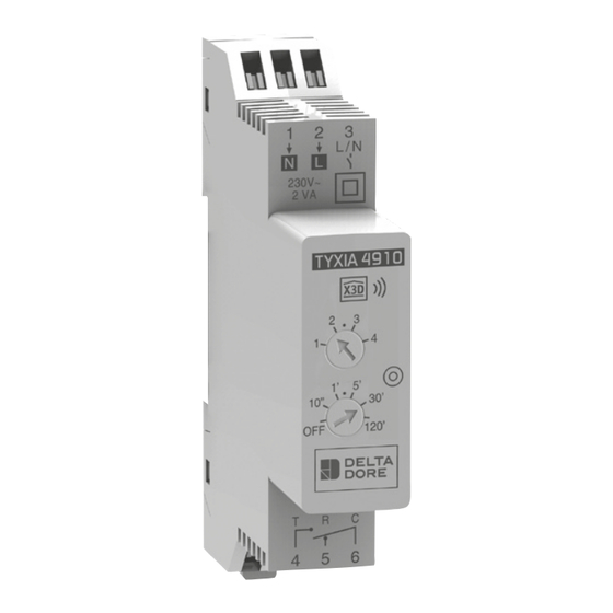 DELTA DORE TYXIA 4910 Manual