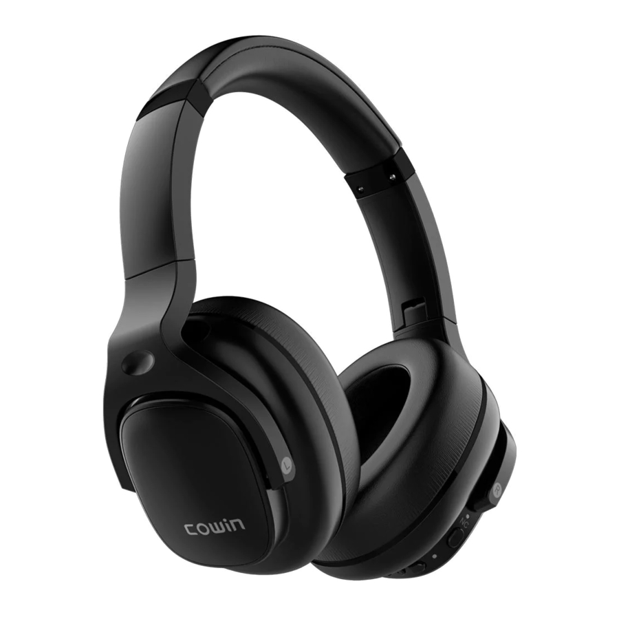 Cowin E9 - ANC Wireless Headphones Manual | ManualsLib