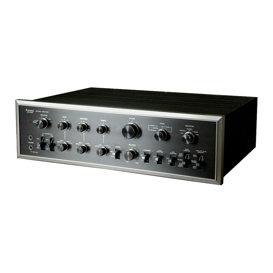 Sansui AU-9500 Operating Instructions Manual
