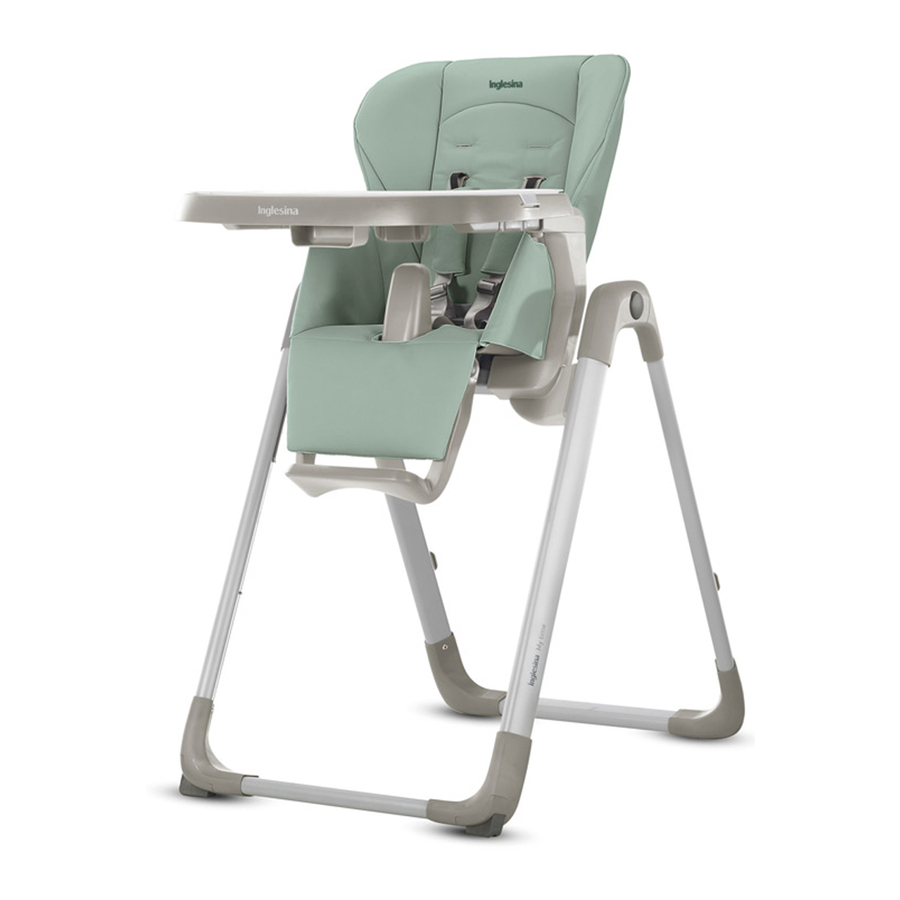 Inglesina MY TIME - High Chair Manual