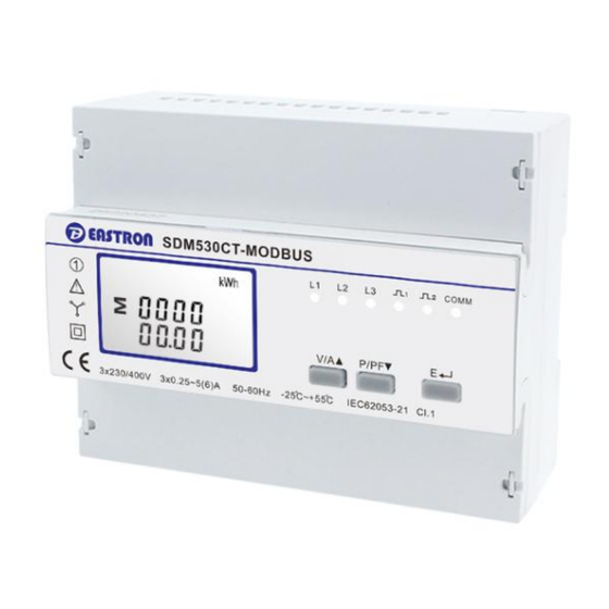 Eastron SDM530CT-Modbus User Manual