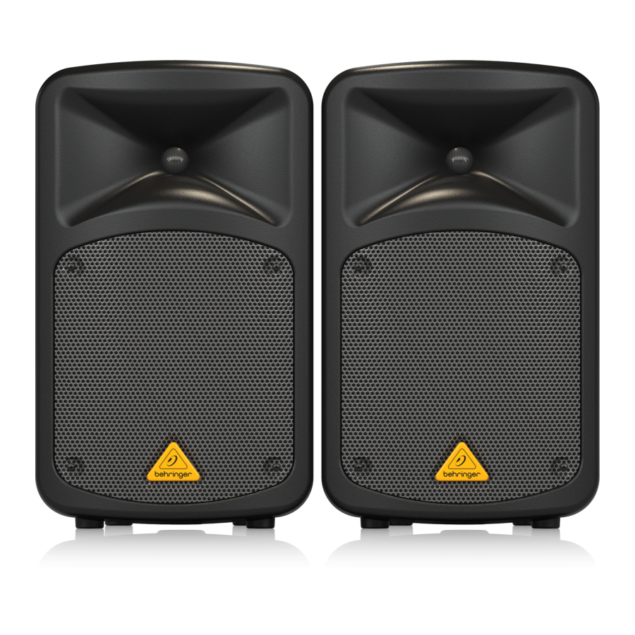 Behringer EUROPORT EPS500MP3 Quick Start Manual