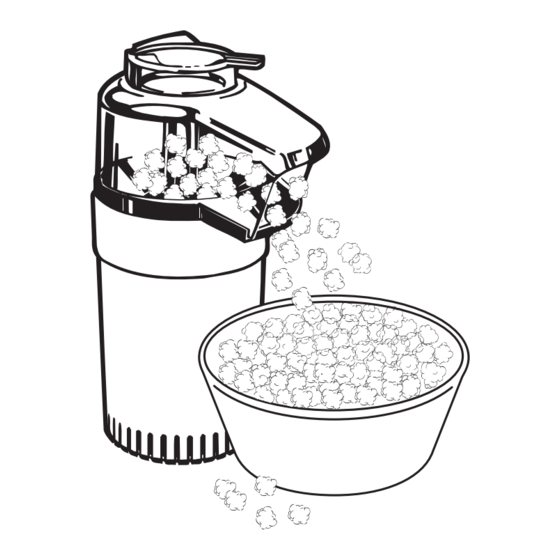 Proctor-Silex Hot Air Popcorn Pumper Manual