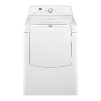 Maytag MEDB200VQ - Bravos Series 29-in Electric Dryer Use & Care Manual