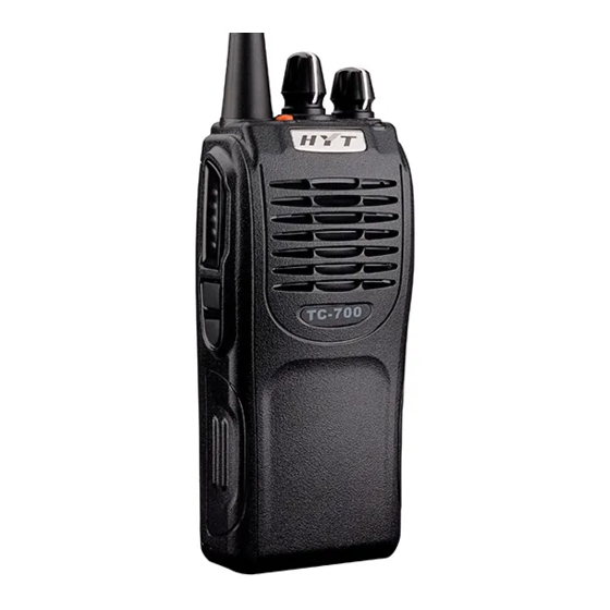 HYT TC-700P Owner's Manual