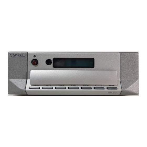 Cyrus CD6s Service Manual
