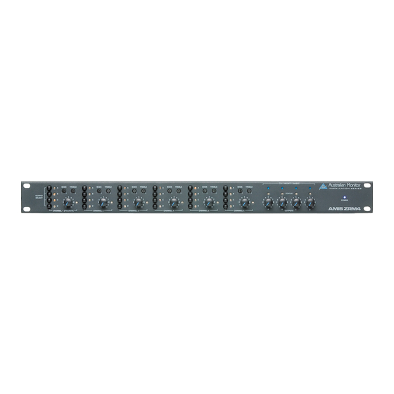 AUSTRALIAN MONITOR AMIS ZRM4 Service Information