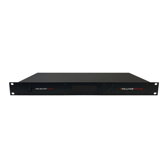 Williams Sound WaveCAST EIGHT User Manual