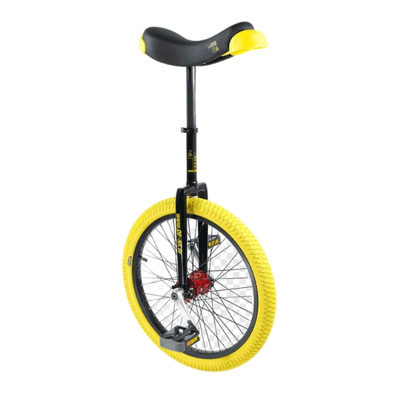 QU-AX Only One Unicycle Hydraulic Brake Manuals