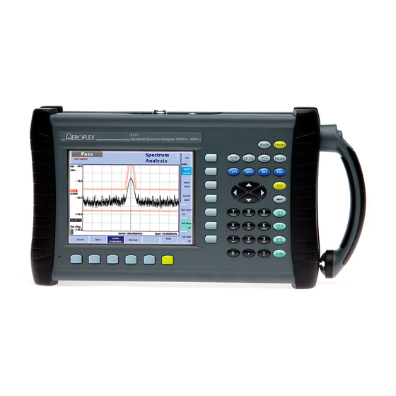 Aeroflex 9101 User Manual