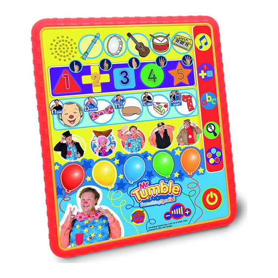 Trends UK Mr Tumble Instructions
