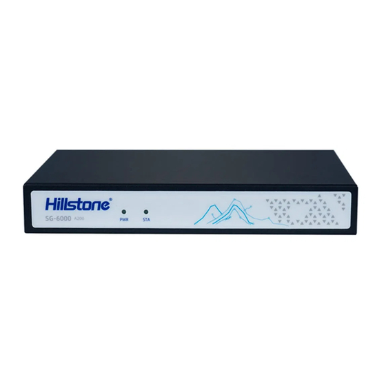 Hillstone A200 Series Hardware Reference Manual