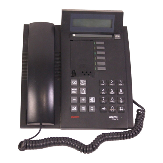 ASCOM Ascotel Office 30 Operating Instructions Manual