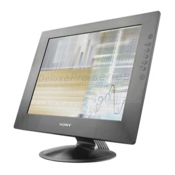 Sony SDM-X202 Quick Setup Manual