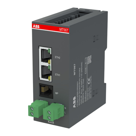 ABB MT567 User Manual